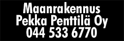 Maanrakennus Pekka Penttilä Oy logo